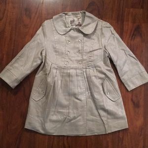 Kensie Double Breasted Metallic Jacket